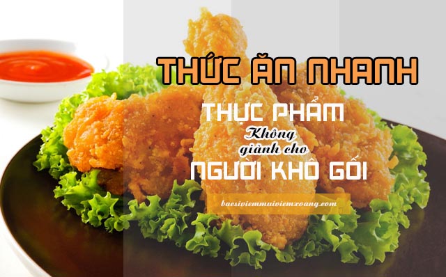 Bệnh khô khớp gối nên ăn gì?