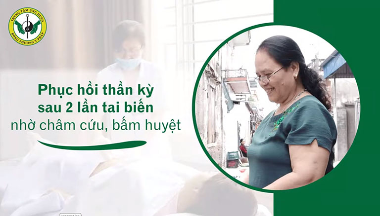 Bệnh nhân phục hồi hoàn toàn sau 2 lần tai biến nhờ Vật lý trị liệu phục hồi chức năng tại Trung tâm