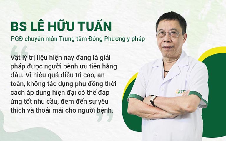 Nhận định từ giới chuyên môn về hiệu quả của Vật lý trị liệu Nhận định từ giới chuyên môn về hiệu quả của Vật lý trị liệu