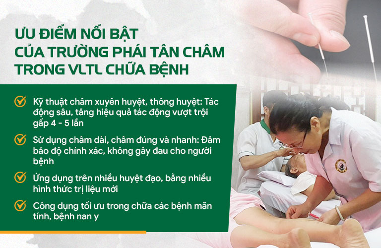 Ưu điểm trường phái Tân Châm Đông phương Y pháp