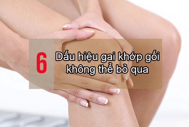 Dấu hiệu gai khớp gối