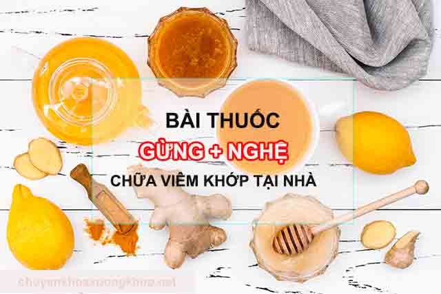 Nghệ gừng cách chữa viêm khớp tại nhà