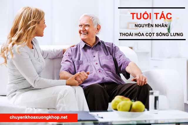 Tuổi tác nguyên nhân thoái hóa cột sống thắt lưng