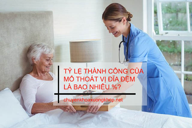 Tỷ lệ thành công của mổ thoát vị đĩa đệm