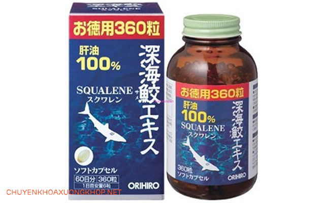 Sụn vi cá mập của Orihircá Squalene - viên uống xương khớp của Nhật