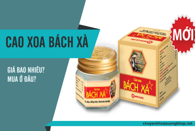 Cao xoa Bách Xà mua ở đâu và giá bao nhiêu?