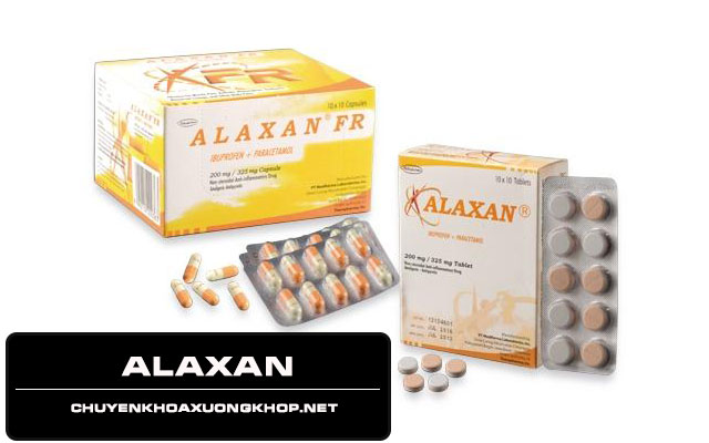 Alaxan - Thuốc chữa đau mỏi vai gáy - đau nửa đầu vai gáy uống thuốc gì