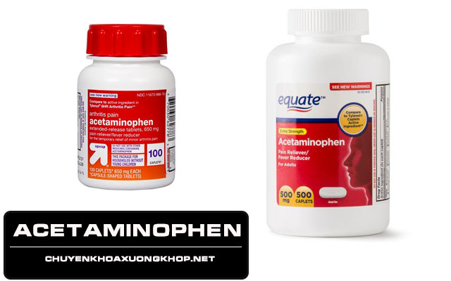 Acetaminophen - Thuốc dành cho người đau mỏi vai gáy