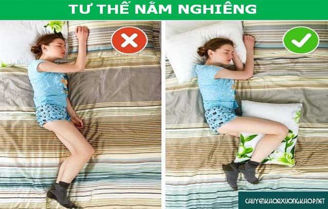 Tư thế nằm ngủ tốt cho cột sống