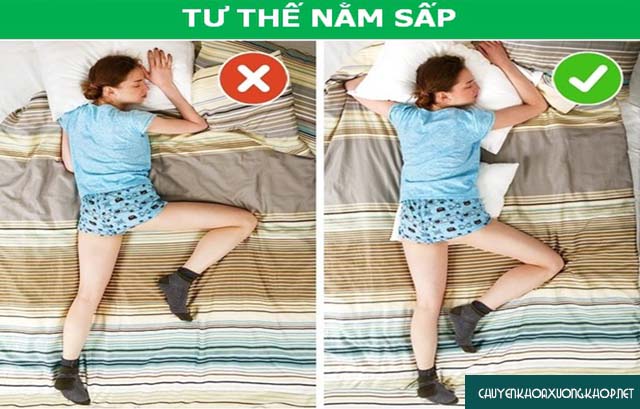 Tư thế nằm ngủ tốt cho cột sống