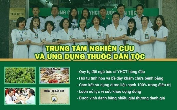 Trung tâm Nghiên cứu và Ứng dụng Thuốc dân tộc là đơn vị uy tín